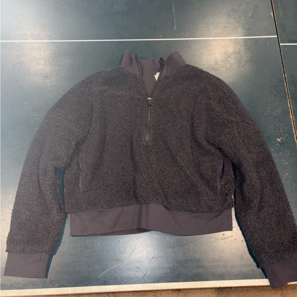Fabletics Black Fleece Jacket
